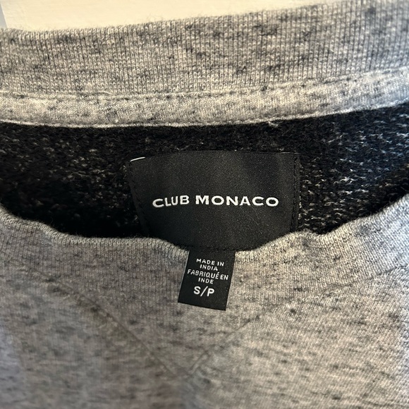 Club Monaco Grey Crewneck Sweater - sz S - Picture 4 of 5